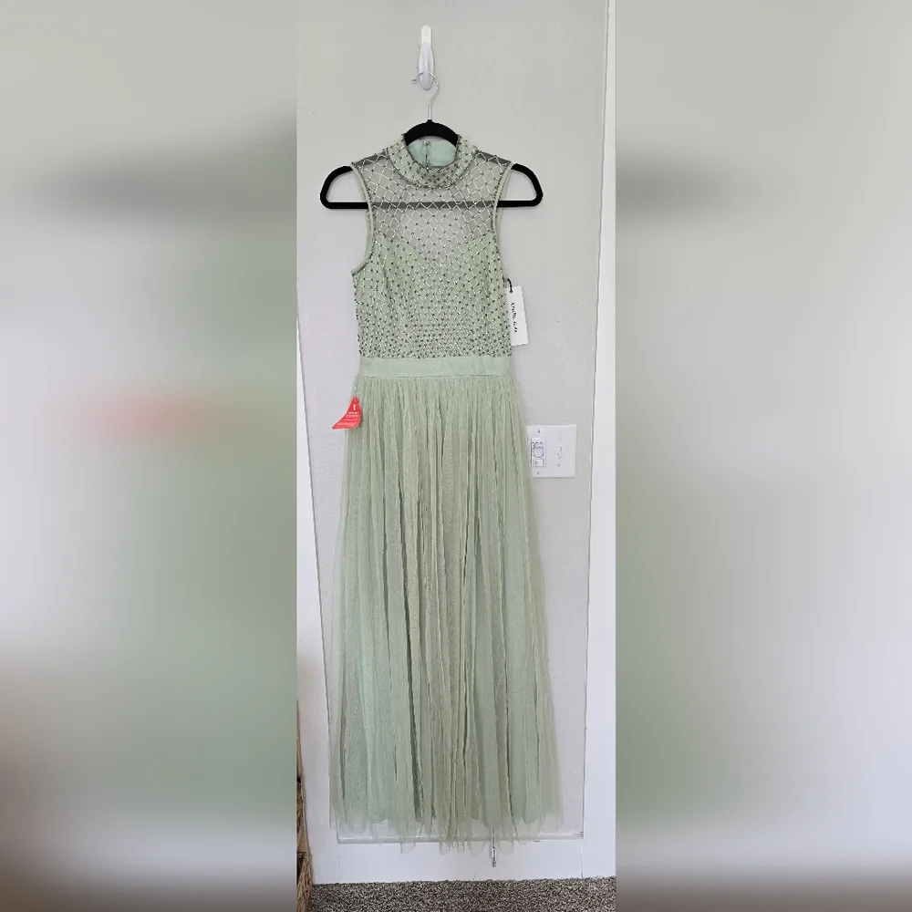 NWT Amelia Rose At Modcloth Unforgetable Evening Maxi Dress Size 6 - Picture 9 of 9